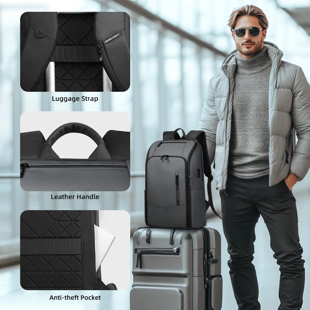 Hcan Kcan Waterproof Business Laptop Backpack