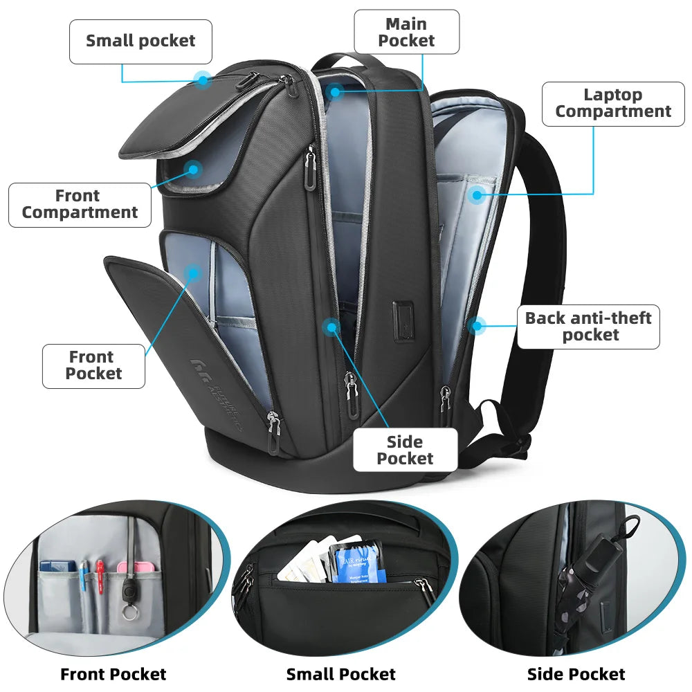 Heroic Knight — Laptop Backpack with USB Charging Port
