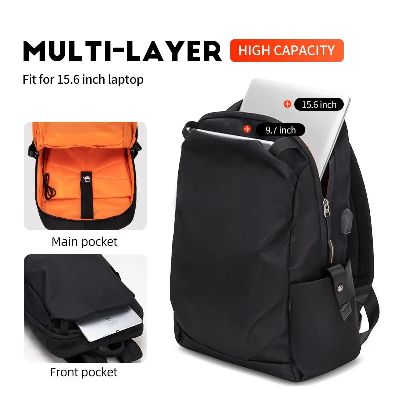 Heroic Knight Waterproof Backpack - USB Charging Port