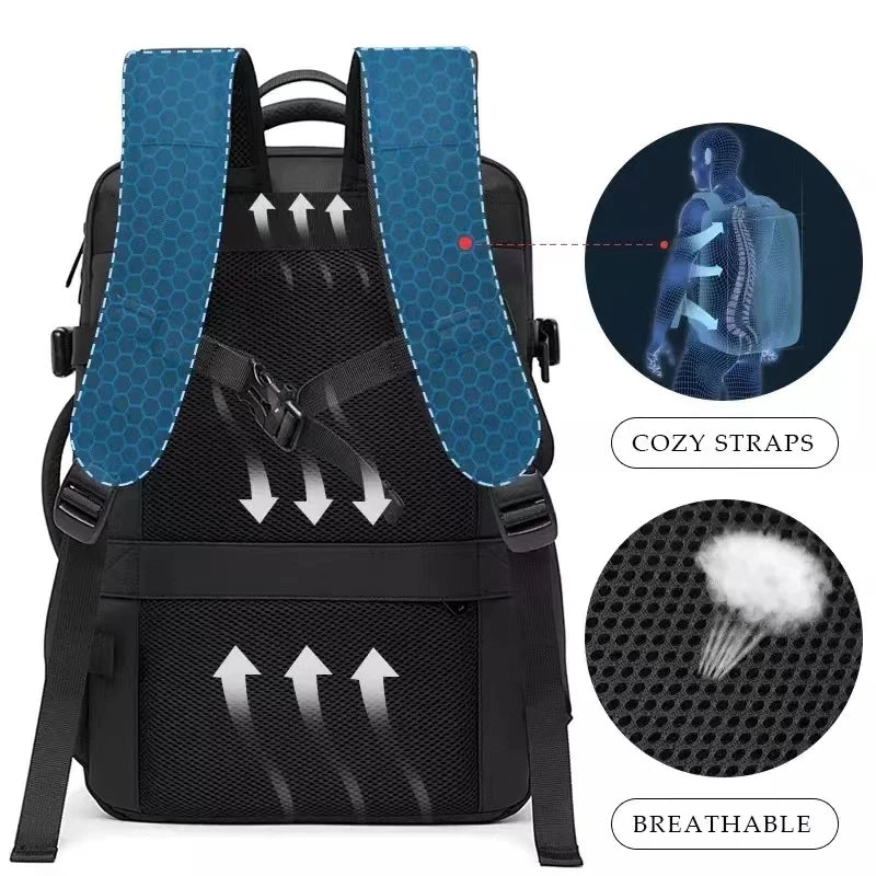 SafePack  — Waterproof Executive Anti-Theft Backpack