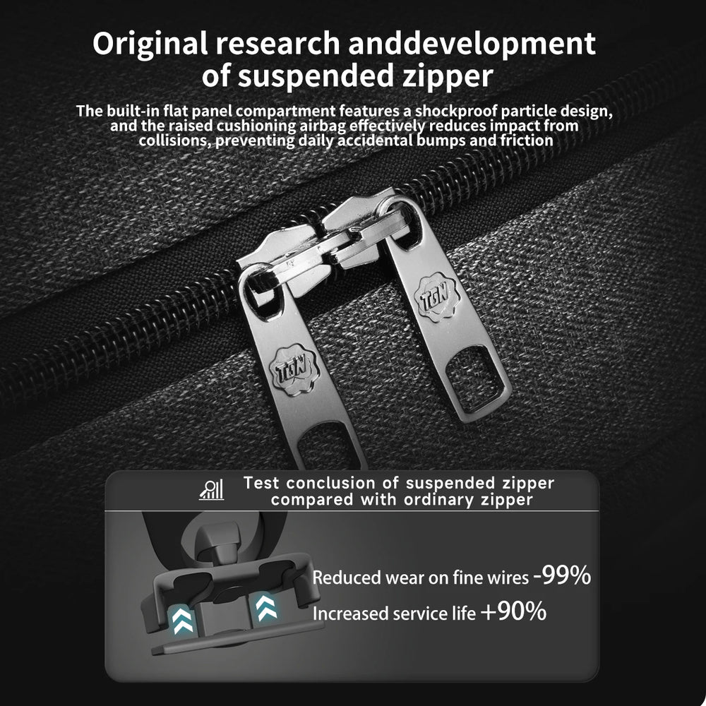 Tigernu USB Charging Travel Backpack - Waterproof & Anti-Theft