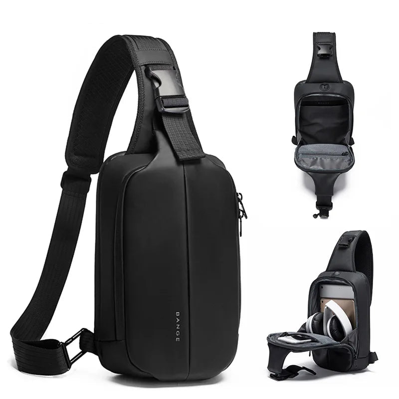 BANGE Anti-Theft USB Charging Crossbody Bag