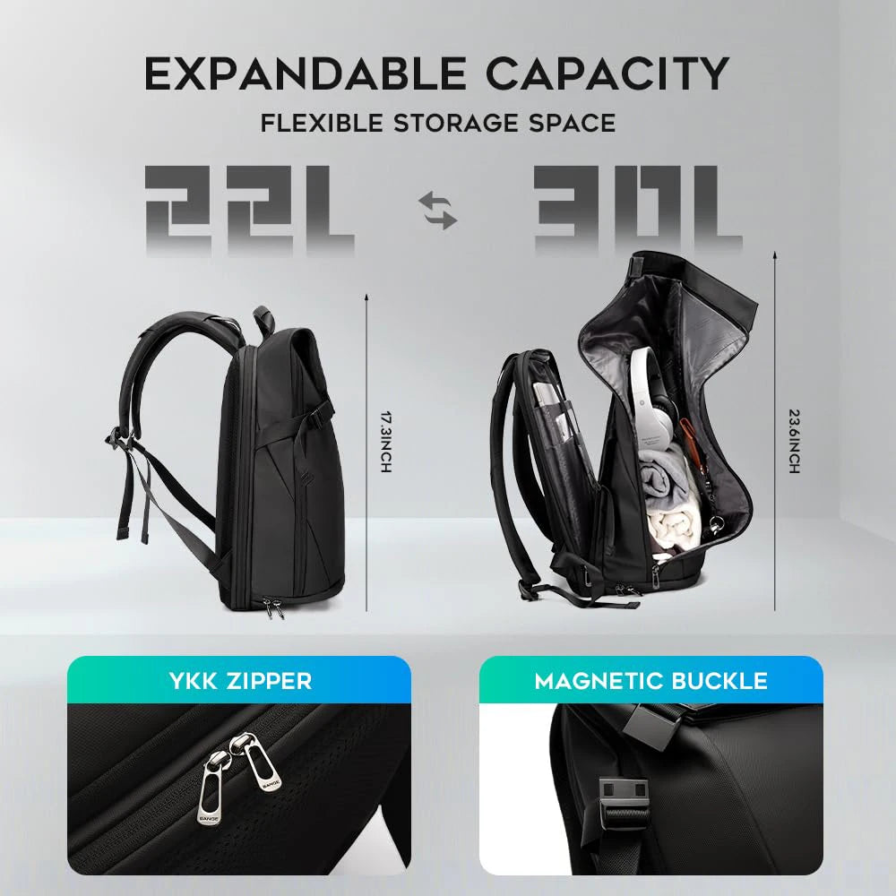 VersaGuard — Waterproof Anti-Theft Laptop Backpack