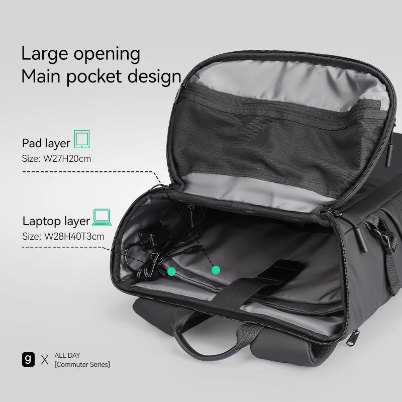 Mark Ryden Waterproof Laptop Backpack – Sleek & Secure