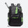 Wilson ProGear Tennis Backpack – Laptop Sleeve + Space for 2 Rackets – Red/Green