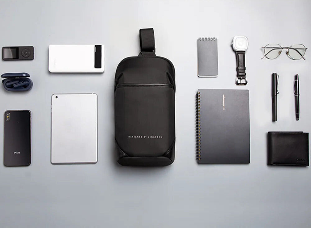 Kingsons Waterproof Anti-Theft Crossbody Bag with USB Charging