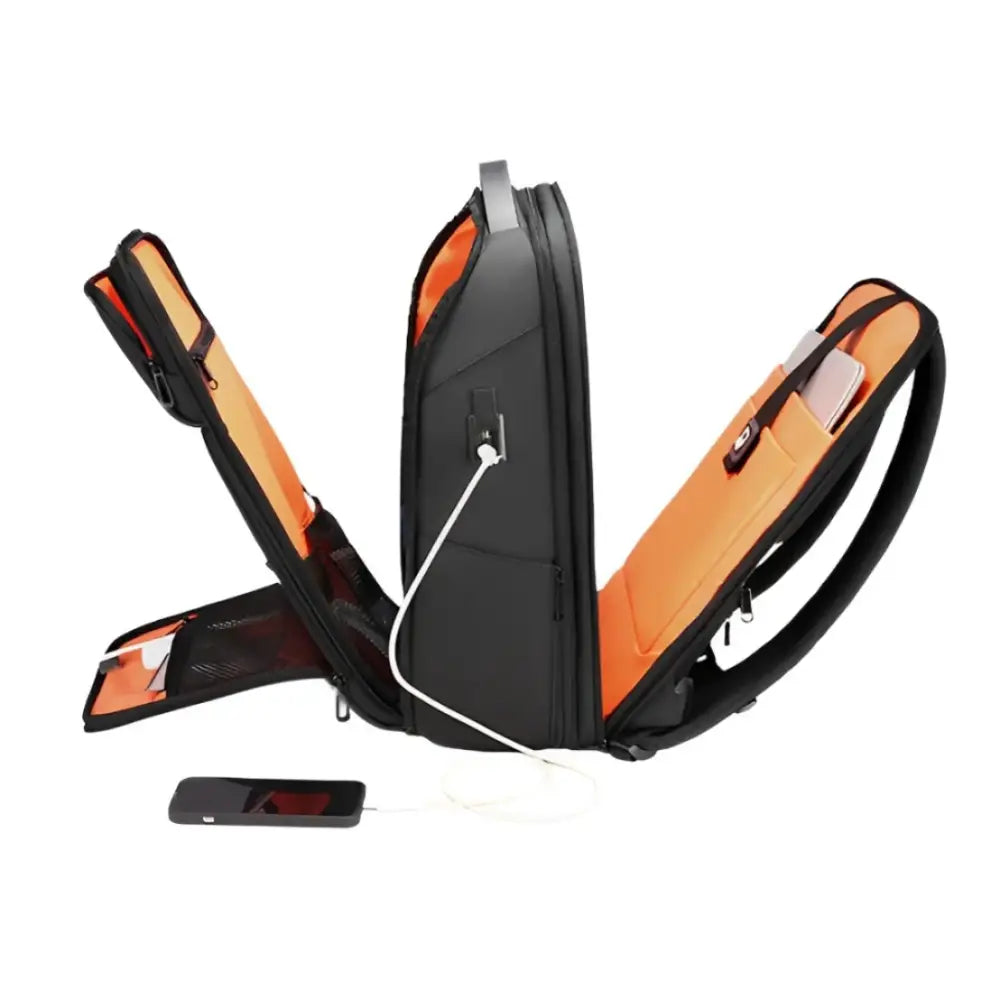Fenruien 35L Waterproof Travel Backpack with USB Charging